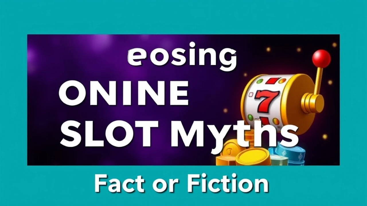 Exposing Online Casino Slot Myths: Fact or Fiction?