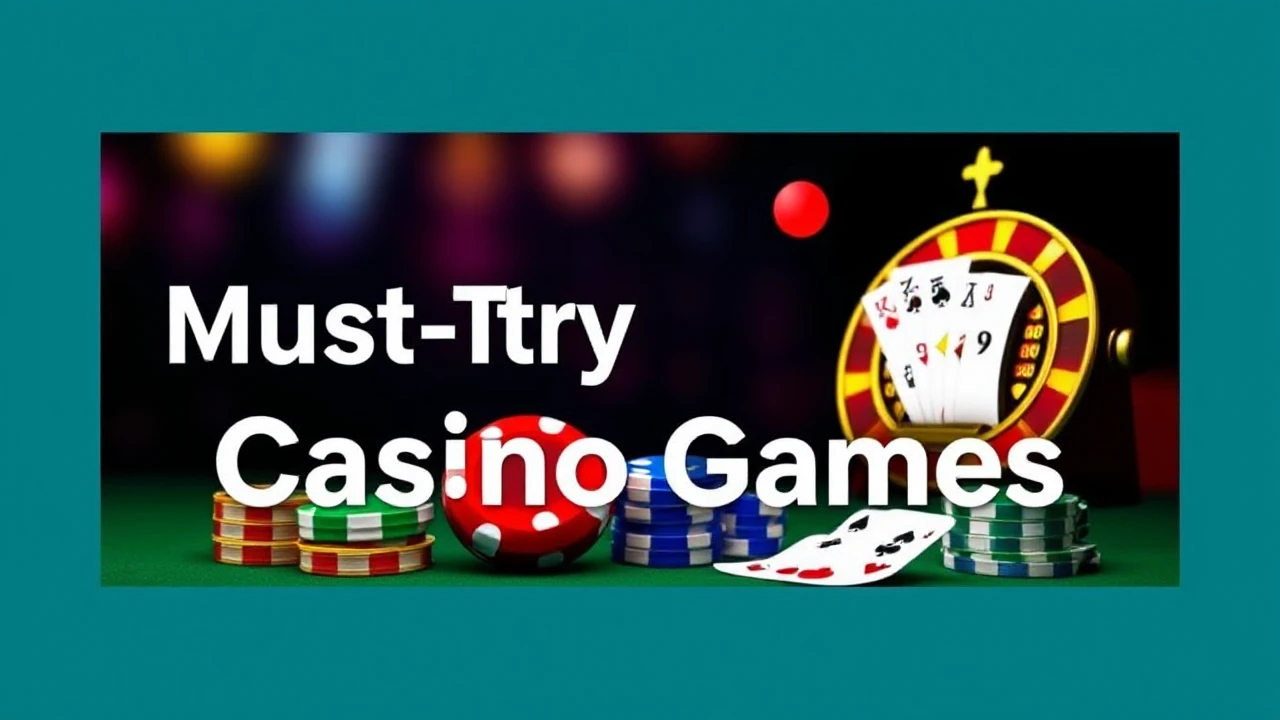 Ultimate 10 Must-Try Casino Games for Beginners