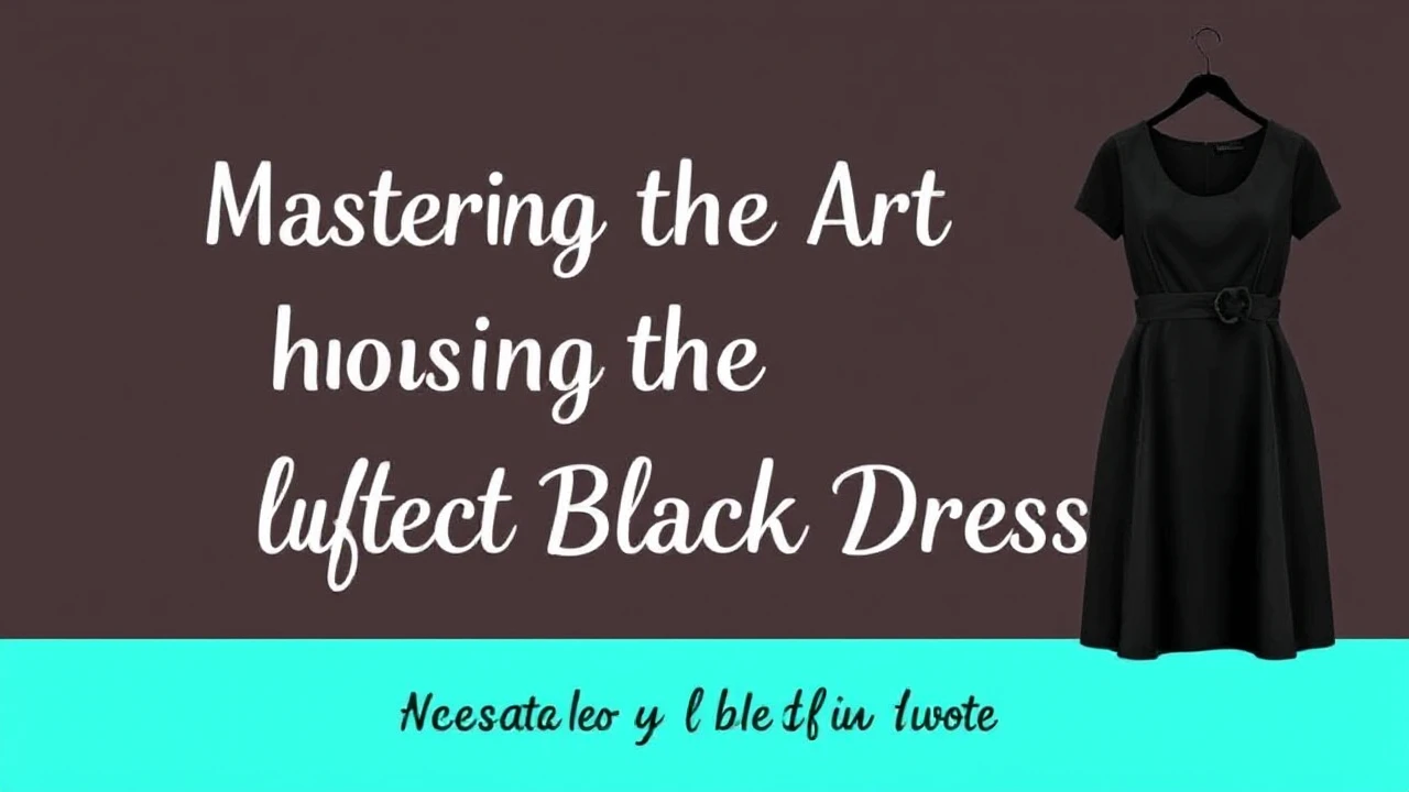 Mastering the Art of Choosing the Perfect Little Black Dress