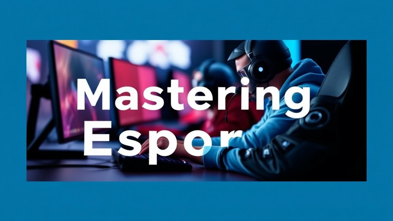 Mastering Esports: An Amateur's Guide to Professional Gaming