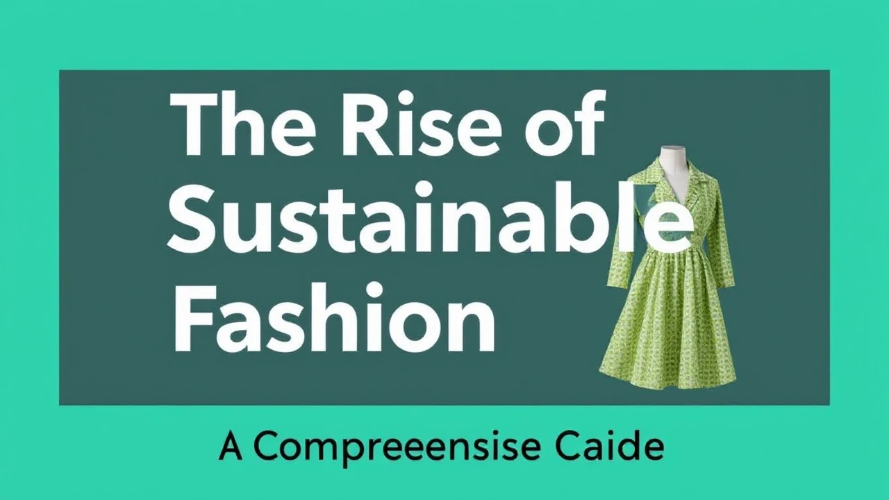 The Rise of Sustainable Fashion: A Comprehensive Guide