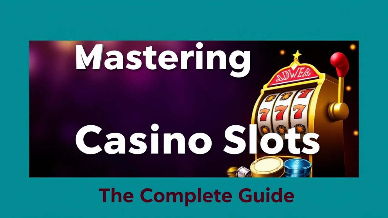 Mastering Casino Slots: Your Complete Guide