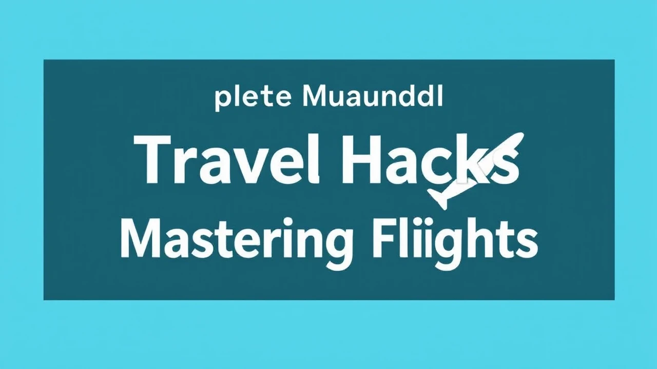 Complete Manual on Travel Hacks: Mastering Cheap Flights