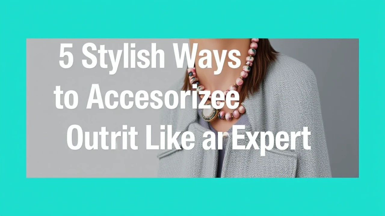 5 Stylish Ways to Accessorize Your Outfit Like an Expert