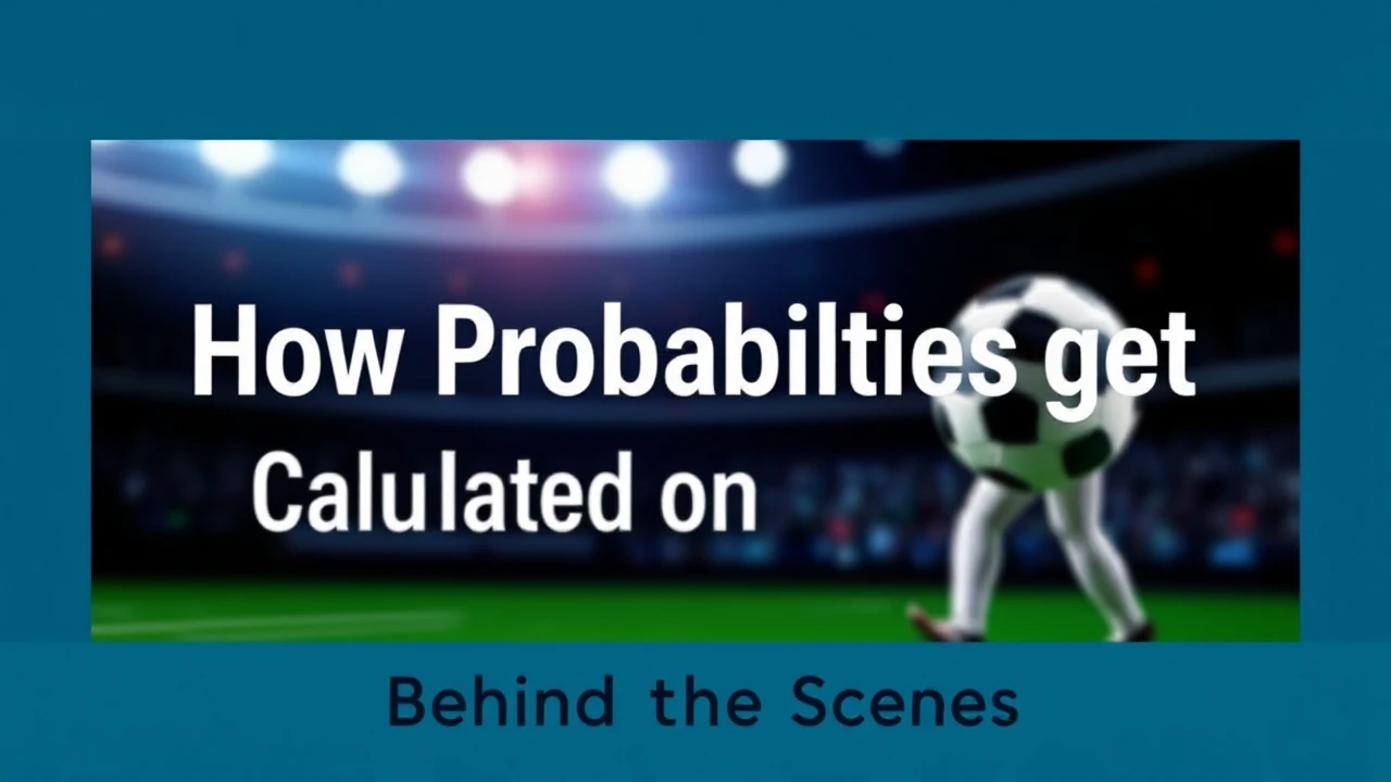 Behind the Scenes: How Probabilities get Calculated on Sportsbooks