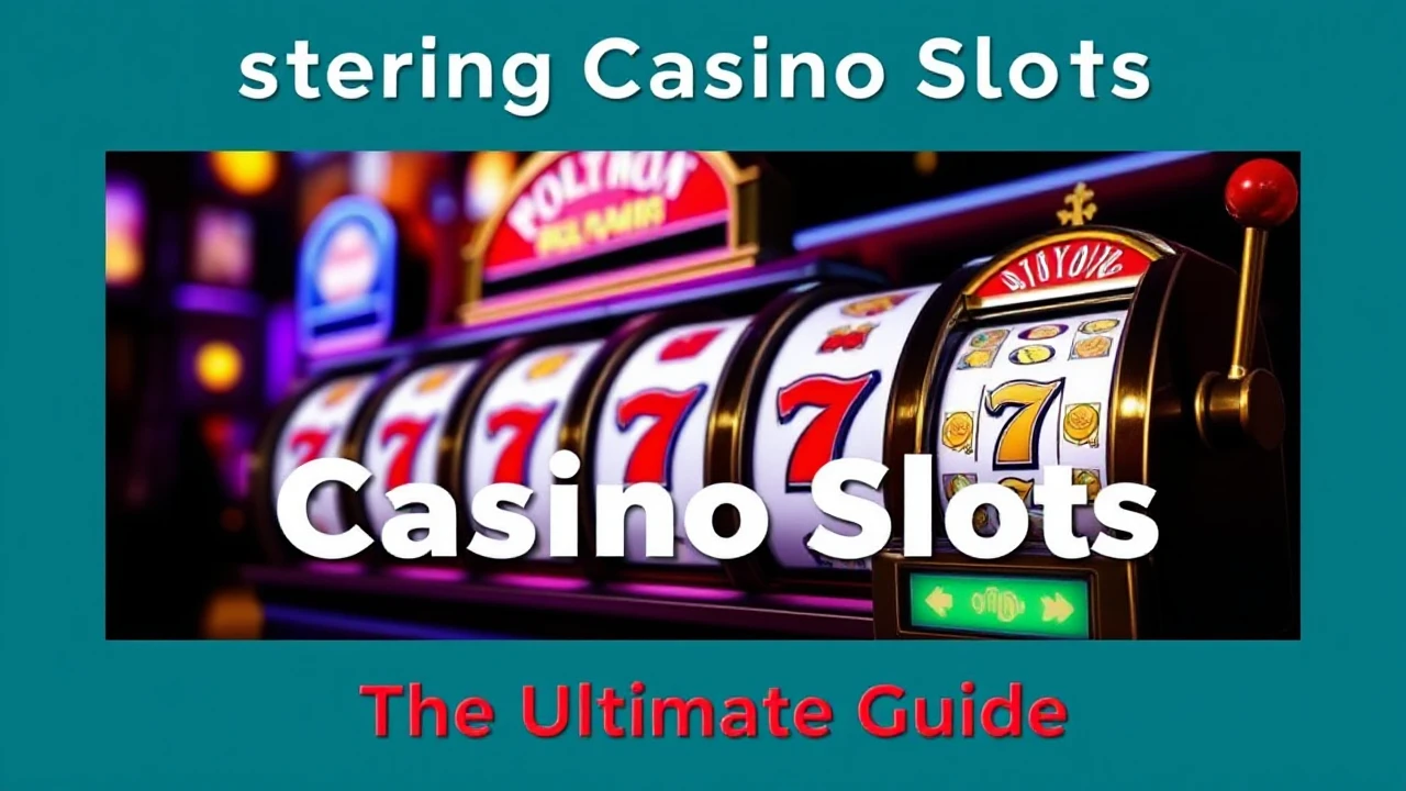Mastering Casino Slots: Your Ultimate Guide