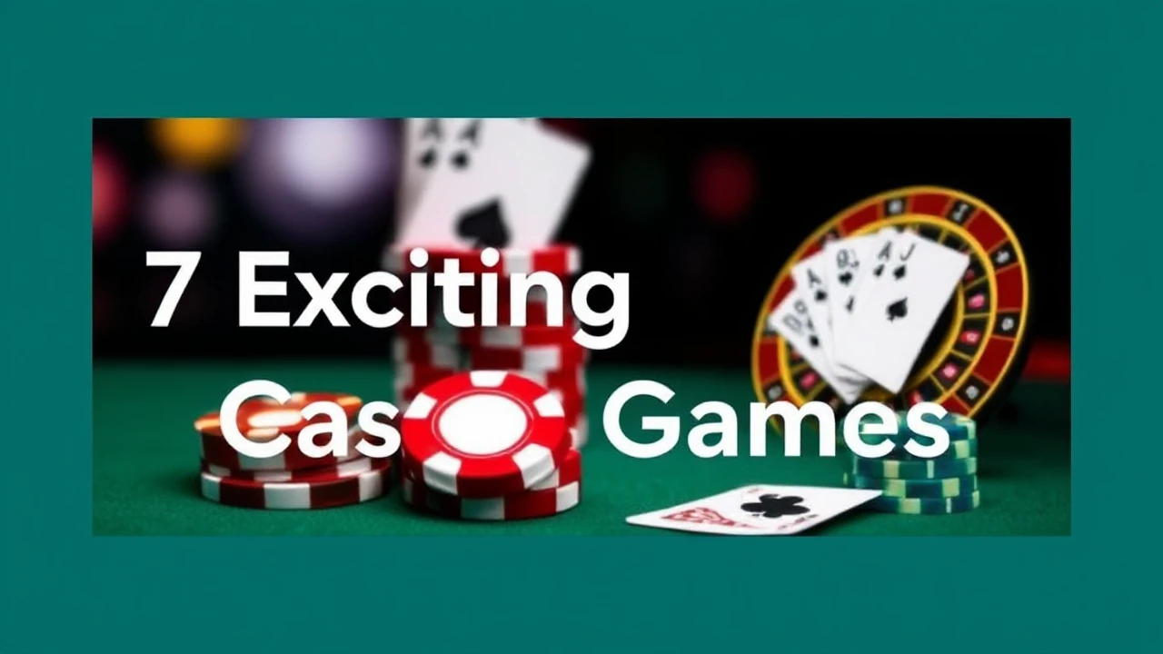 Discover 7 Exciting Casino Games