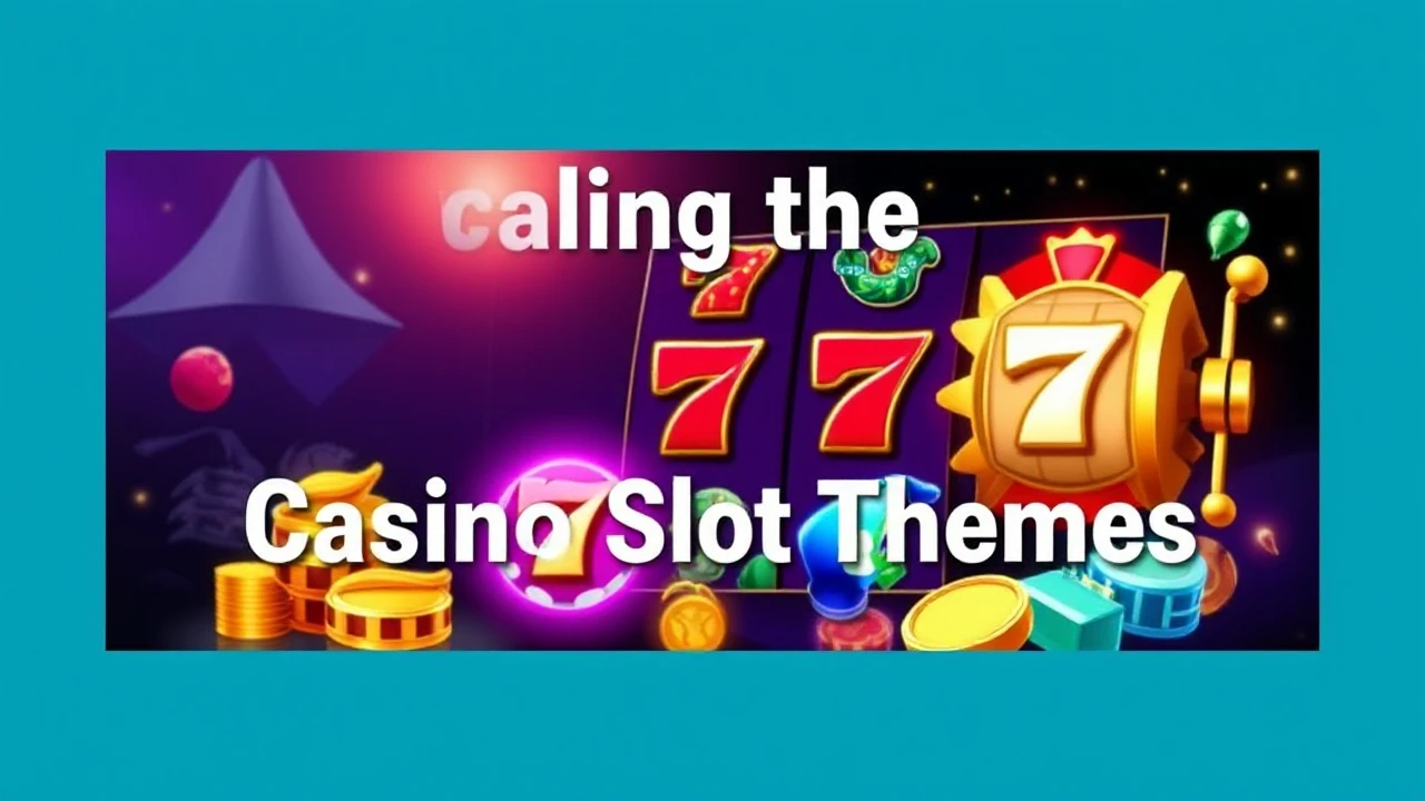 Revealing the Trendiest Casino Slot Themes