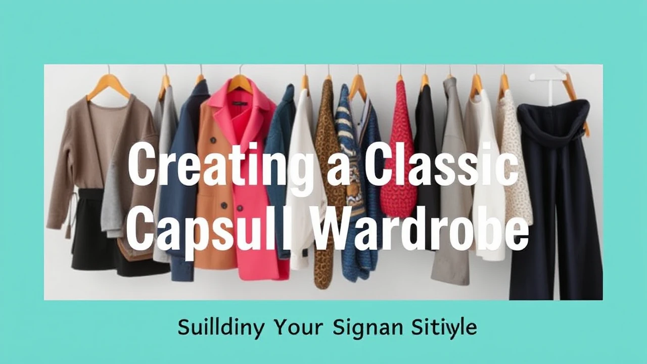 A Comprehensive Manual to Creating a Classic Capsule Wardrobe