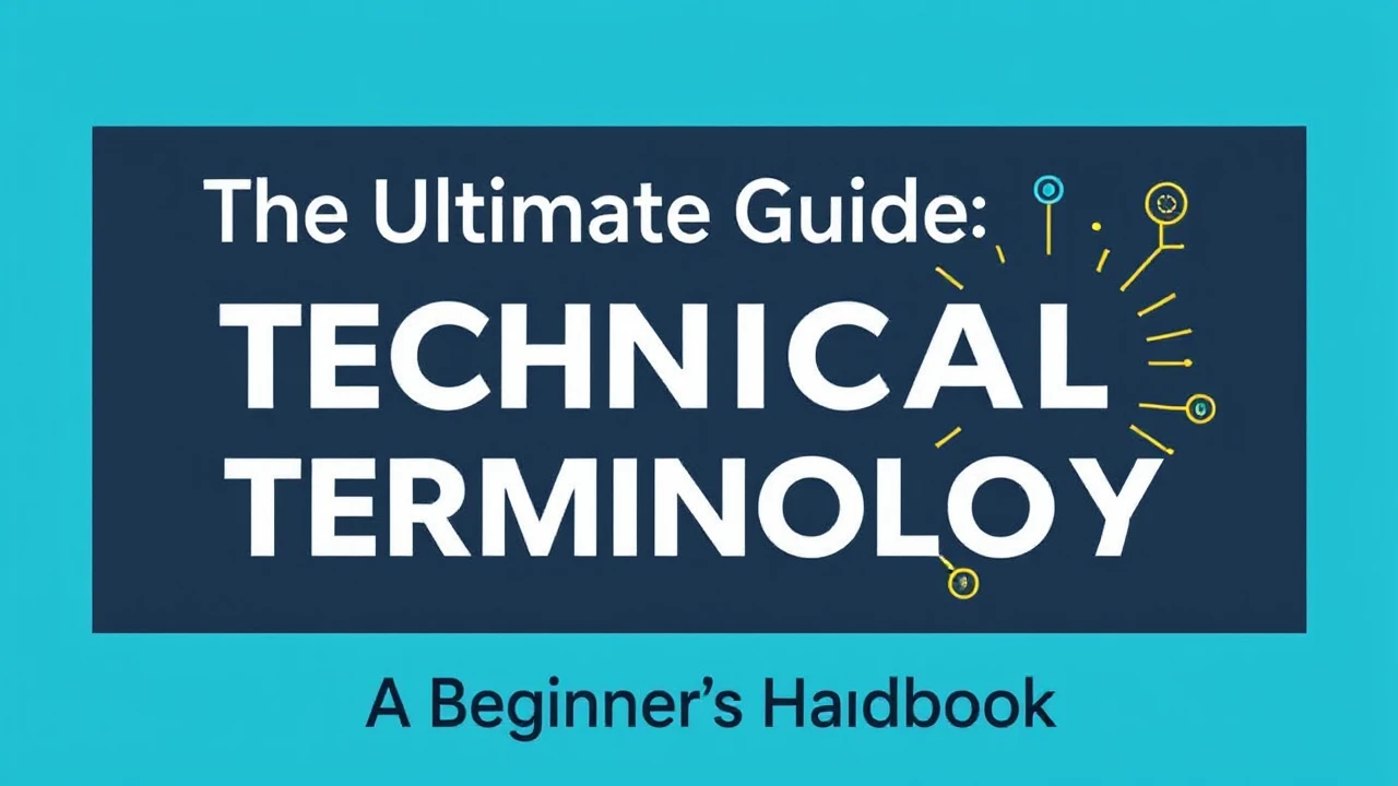 The Ultimate Guide Technical Terminology: A Beginner's Handbook
