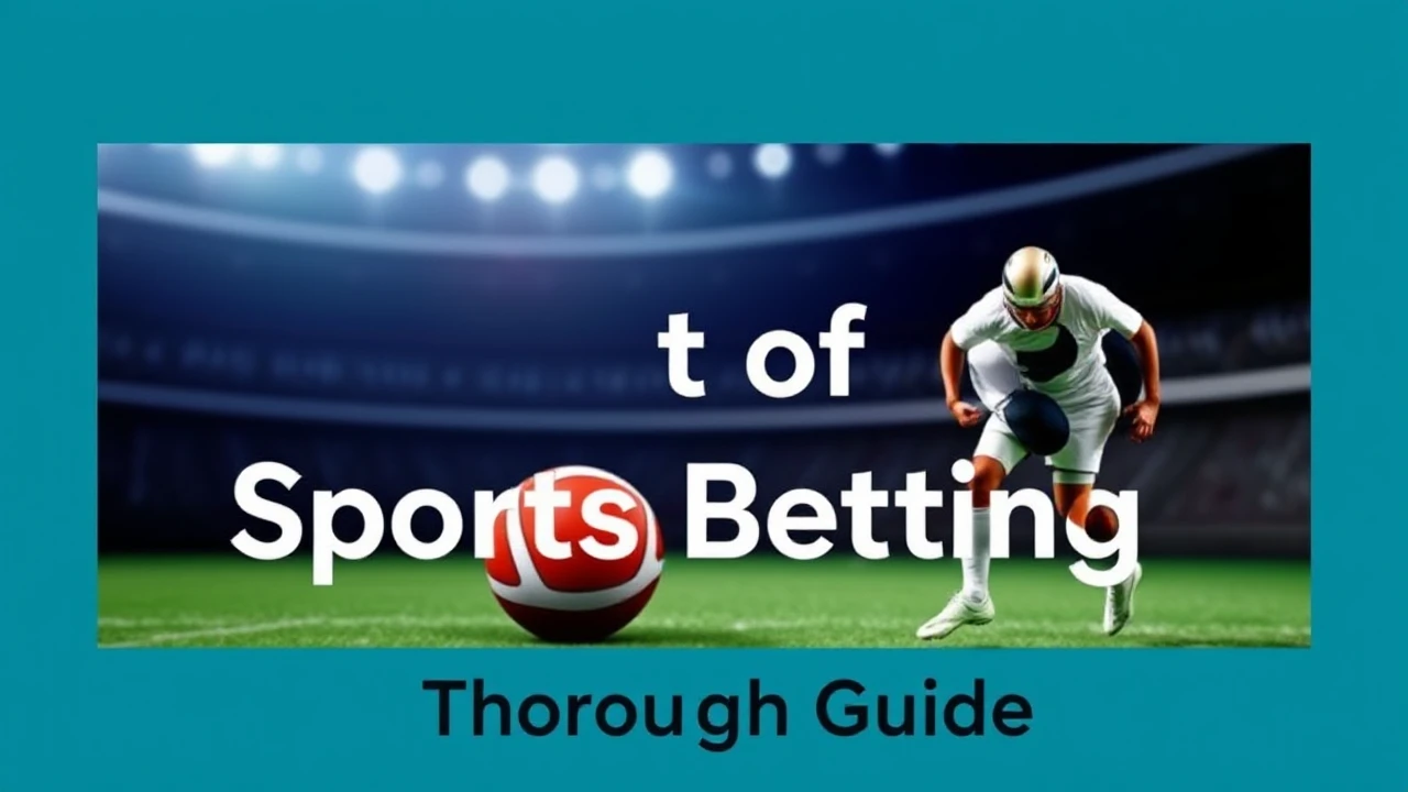 Becoming a Master in the Art of Sports Betting: A Thorough Guide