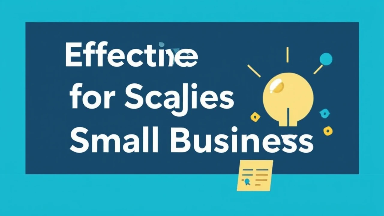 Effective Strategies for Scaling Your Small Business