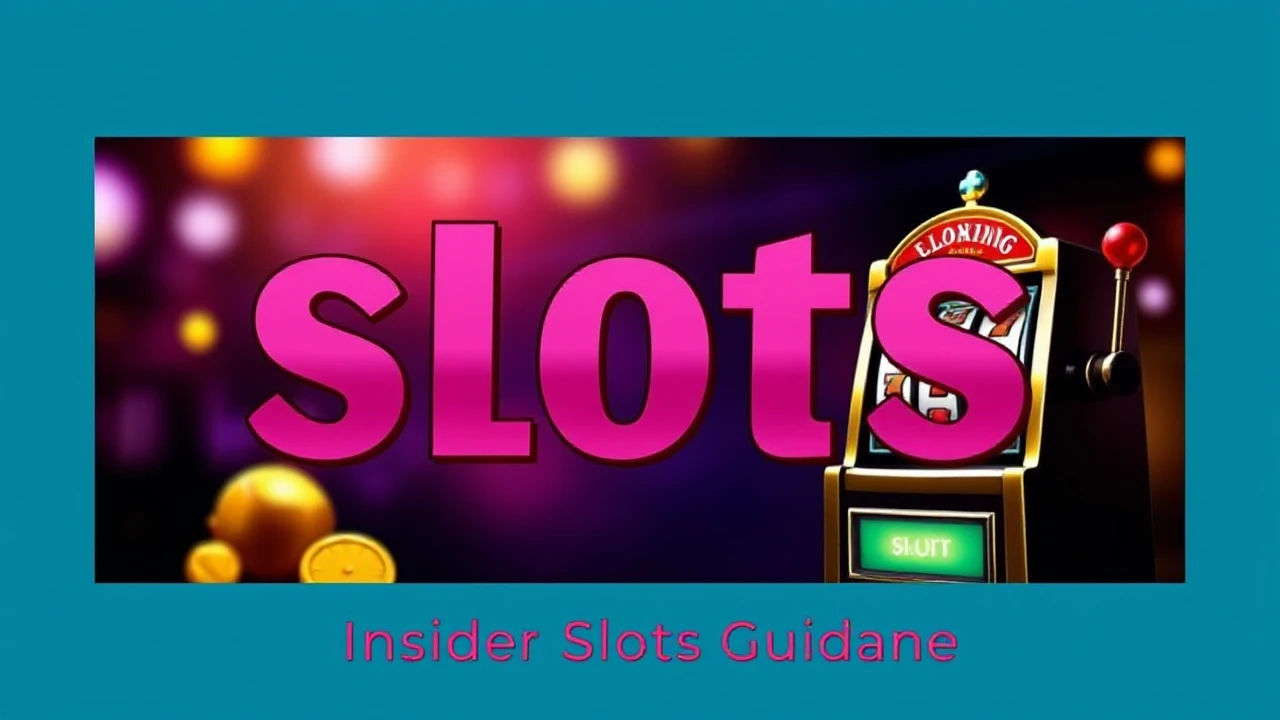 Insider Slots Guidance Offered by Experienced Enthusiasts