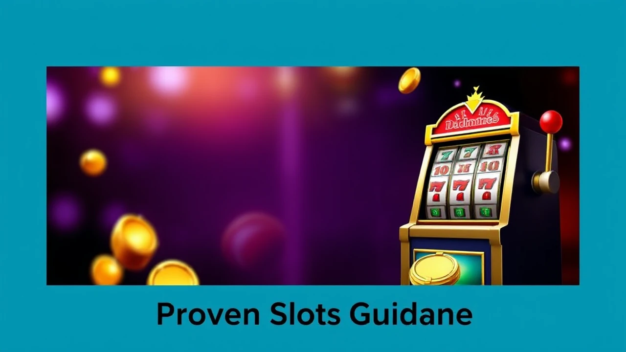 Proven Slots Guidance Shared by Experienced Gamers