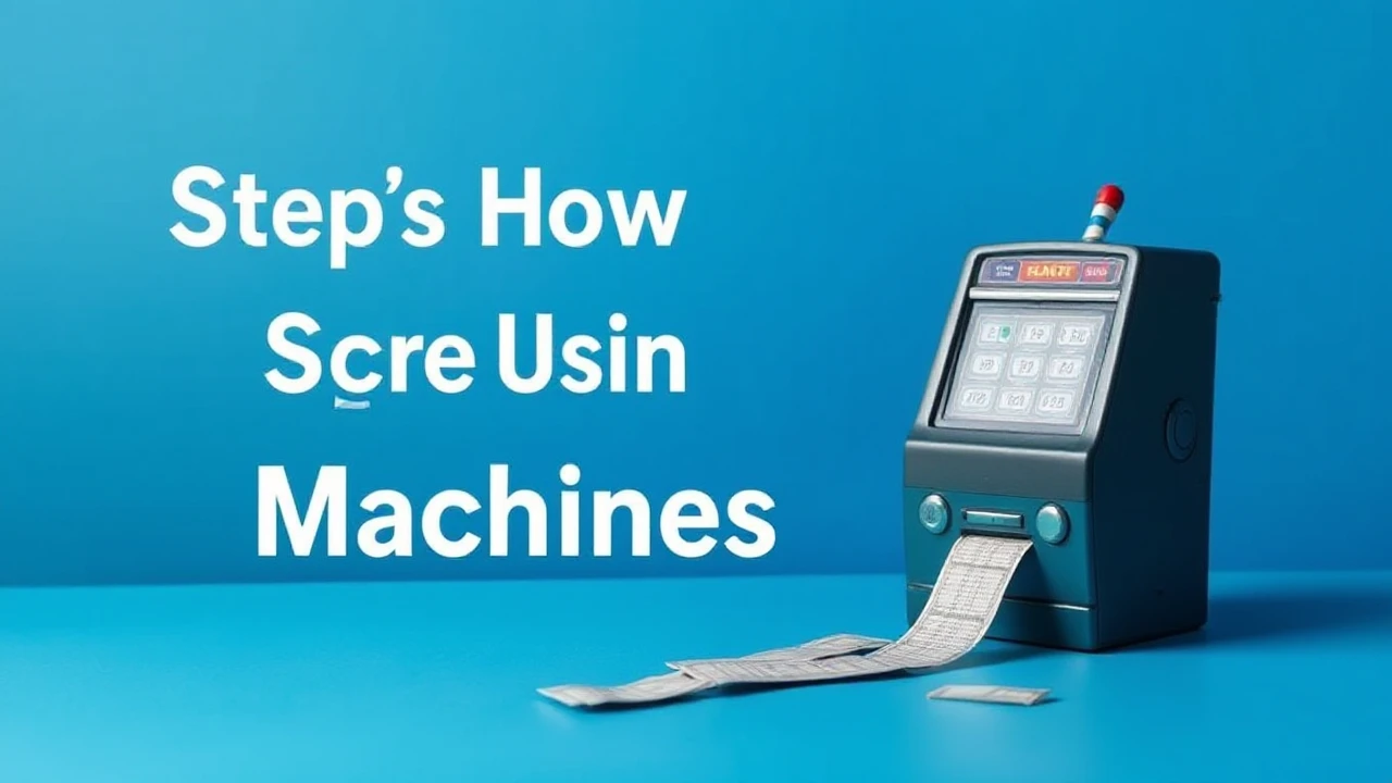 Steps Exactly How To To Create A Wager Using Screen Activated Machines (Sams)