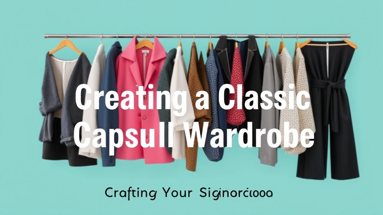 A Comprehensive Manual to Creating a Classic Capsule Wardrobe