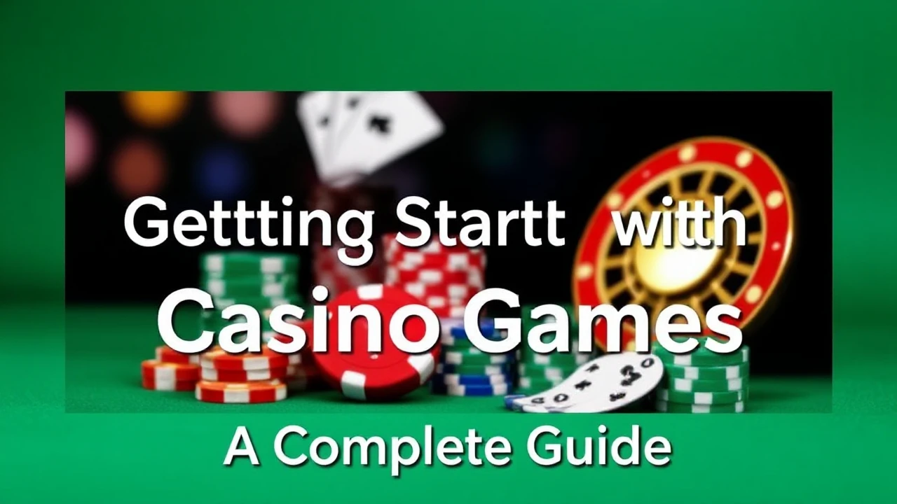 Getting Started with Casino Games: A Complete Guide