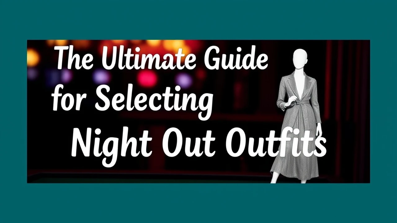 The Ultimate Guide for Selecting Night Out Outfits