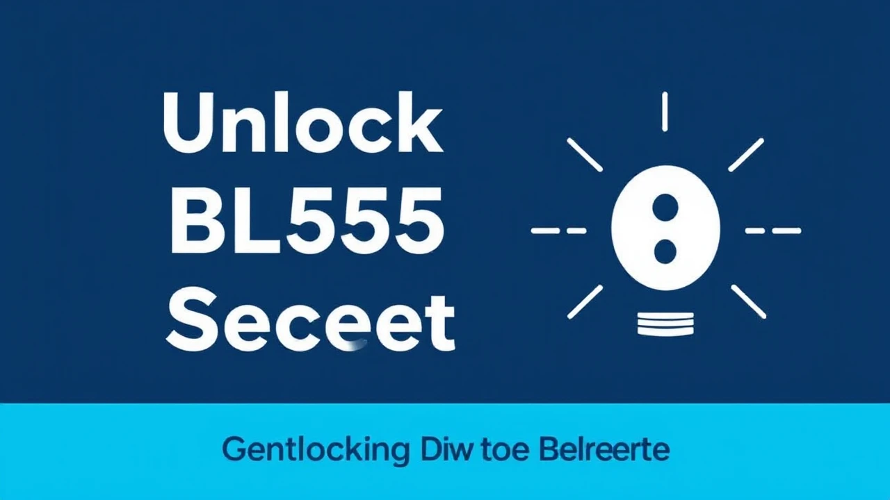 Unlocking BL555 Secrets: Expert Tips to Maximize Performance
