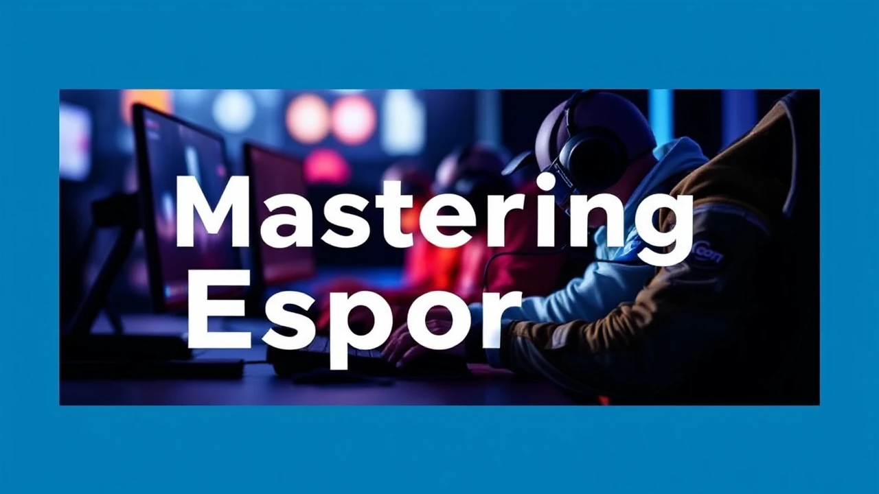 Mastering Esports: Novice's Guide to High-Level Gaming