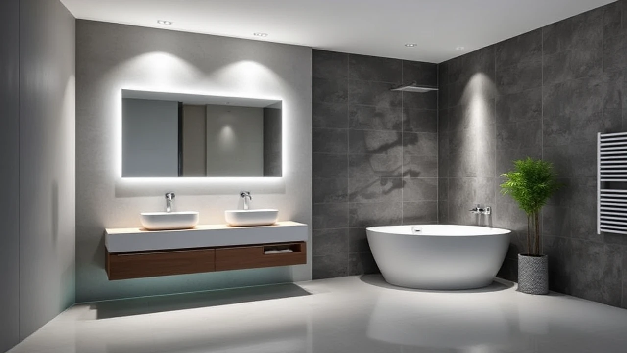 Dernières modes en spot encastrable pour une salle de bain moderne