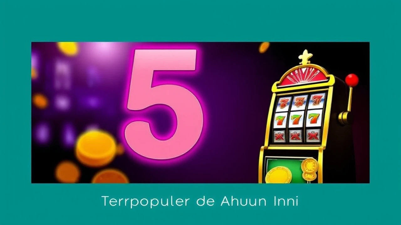 Berikut 5 Mesin Slot Terpopuler di Kasino Tahun Ini