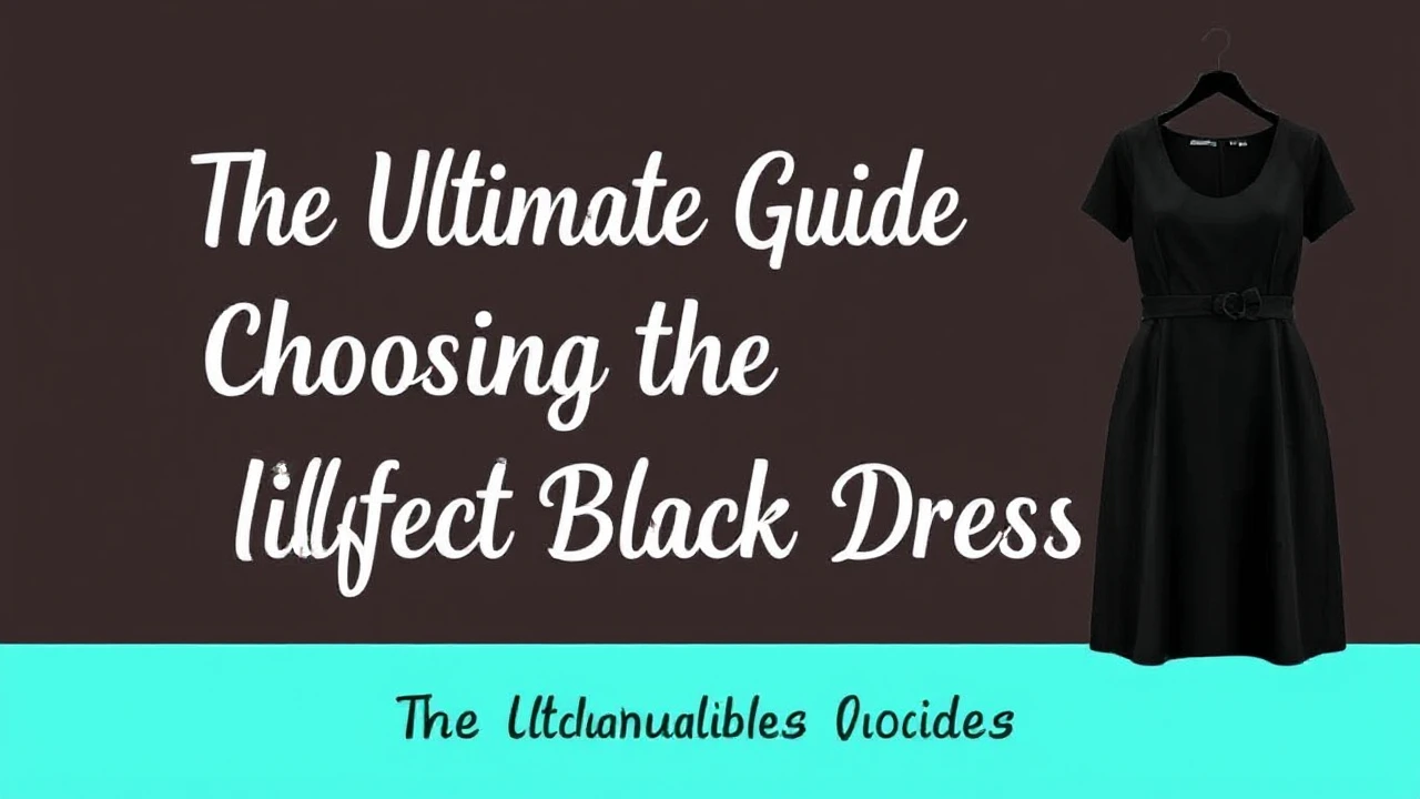 The Ultimate Guide of Choosing the Perfect Little Black Dress