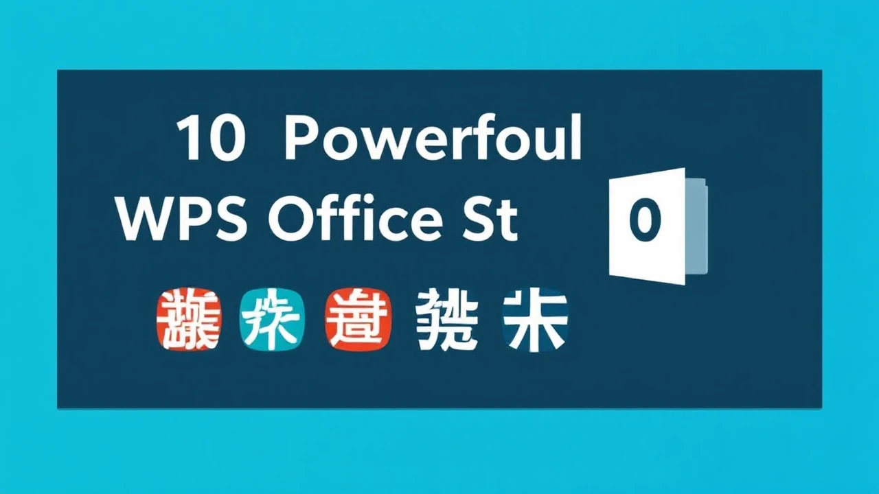 10 Powerful WPS Office Strategies to Boost Your Performance This Moment!