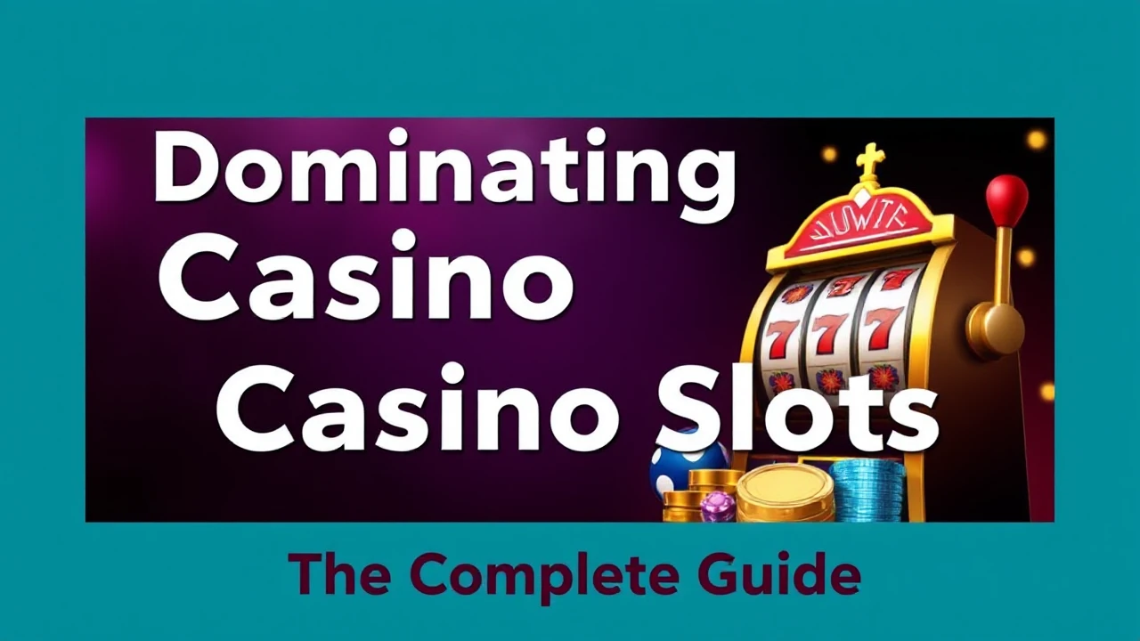 Dominating Casino Slots: Your Complete Guide
