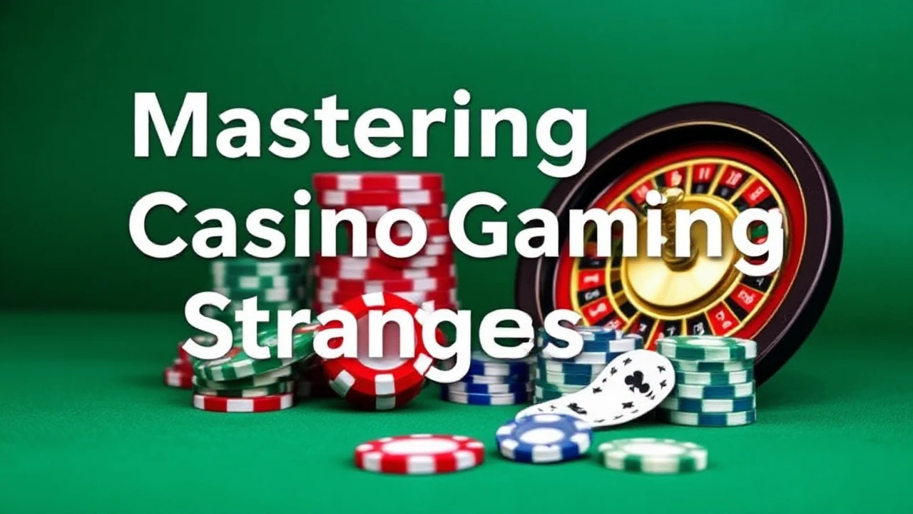 Mastering Casino Gaming Strategies: A Comprehensive Guide for Players