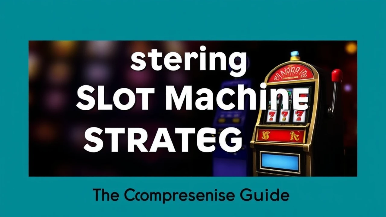 Mastering Slot Machine Strategy: The Comprehensive Guide