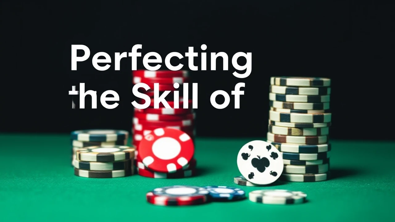 Perfecting the Skill of Poker Bluffing