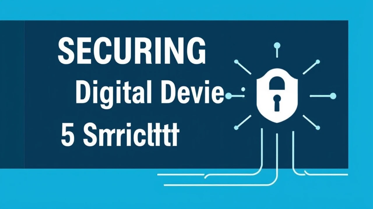 Securing Your Digital Devices: 5 Straightforward Tips