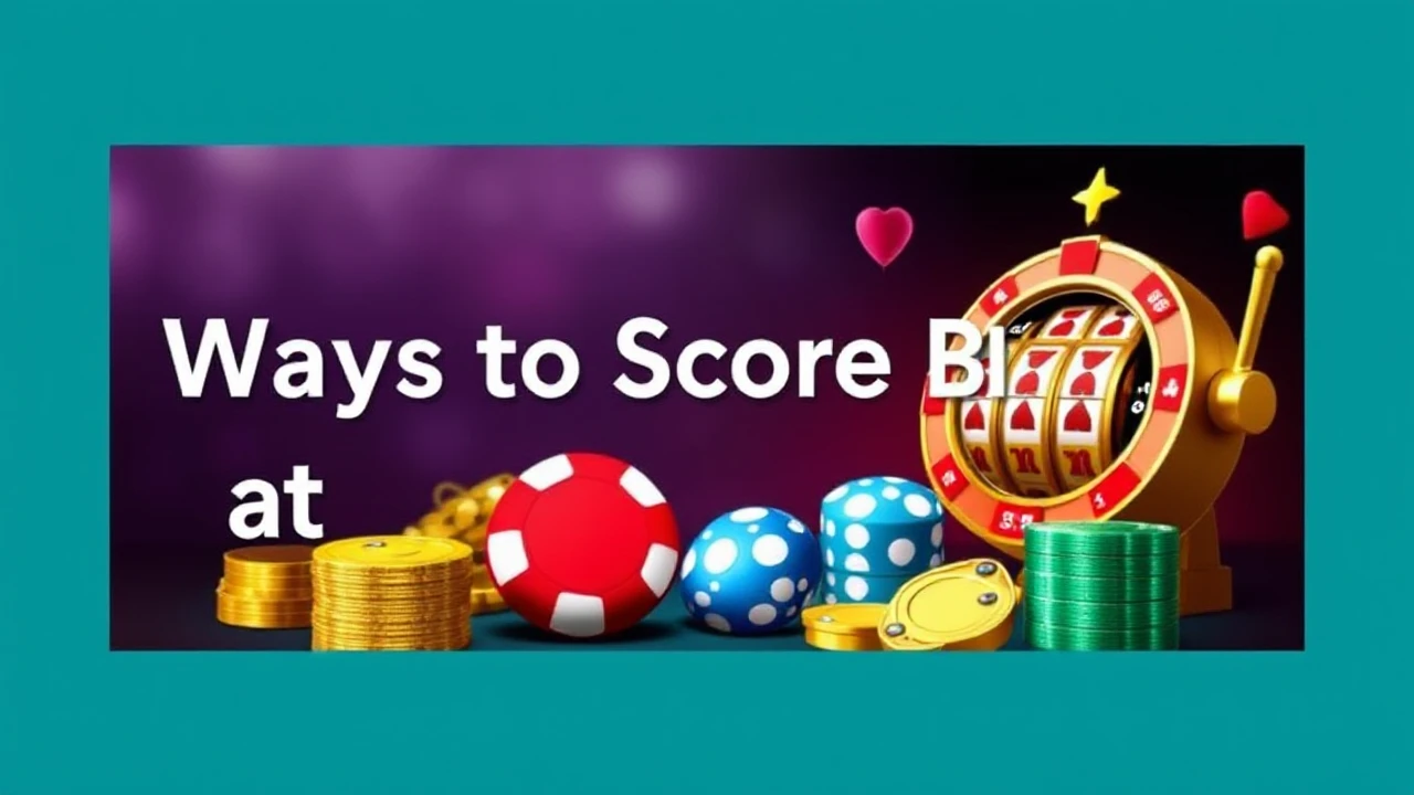 Top 10 Strategies: Ways to Score Big at Casino Games
