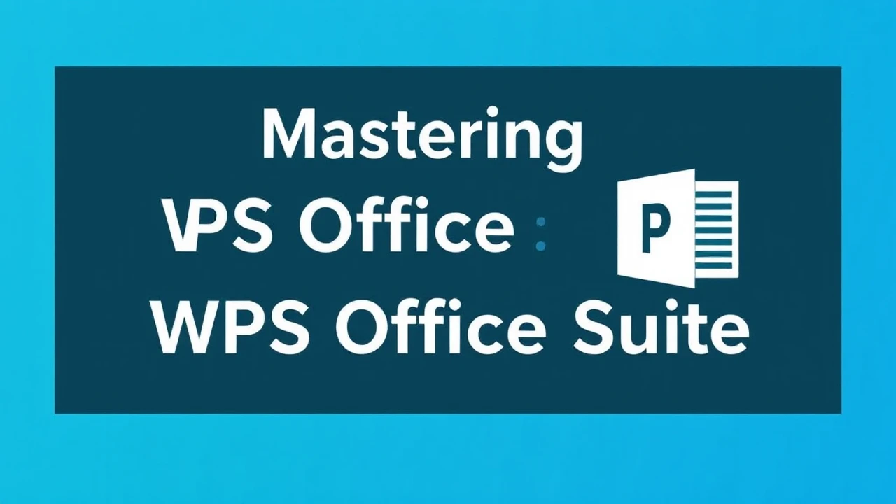 Mastering WPS Office about Features through WPS Office Suite