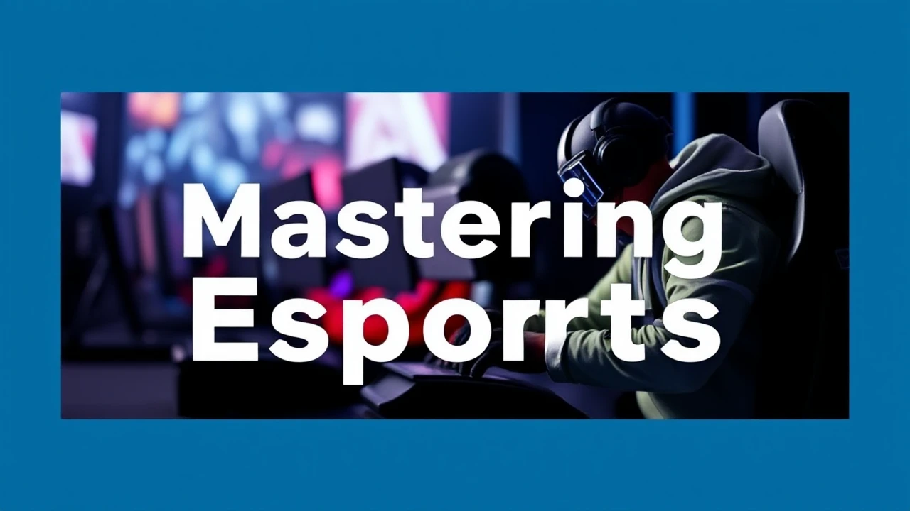 Mastering Esports: A Beginner's Guide to Conquering the Game