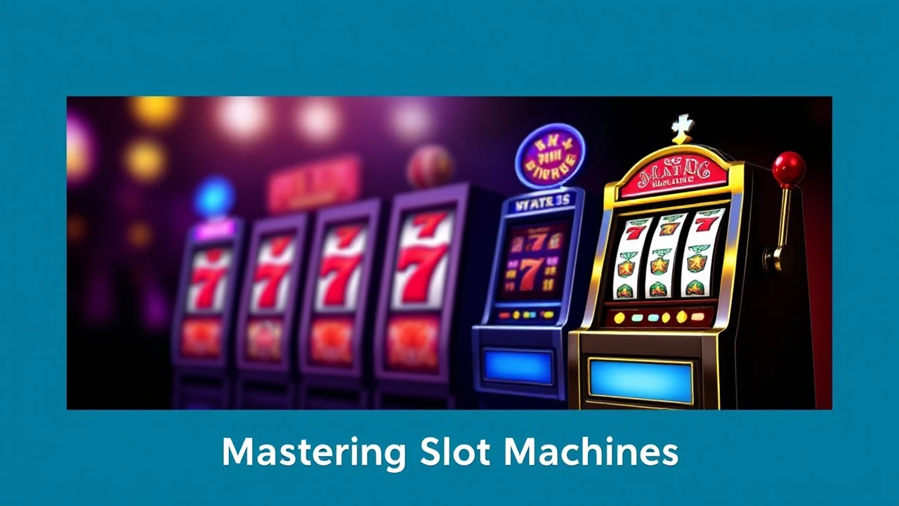 Mastering Slot Machines: Effective Strategies and Techniques