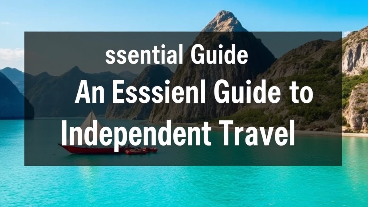An Essential Guide to Independent Travel: Key Tips for Venturing into the World By Yourself