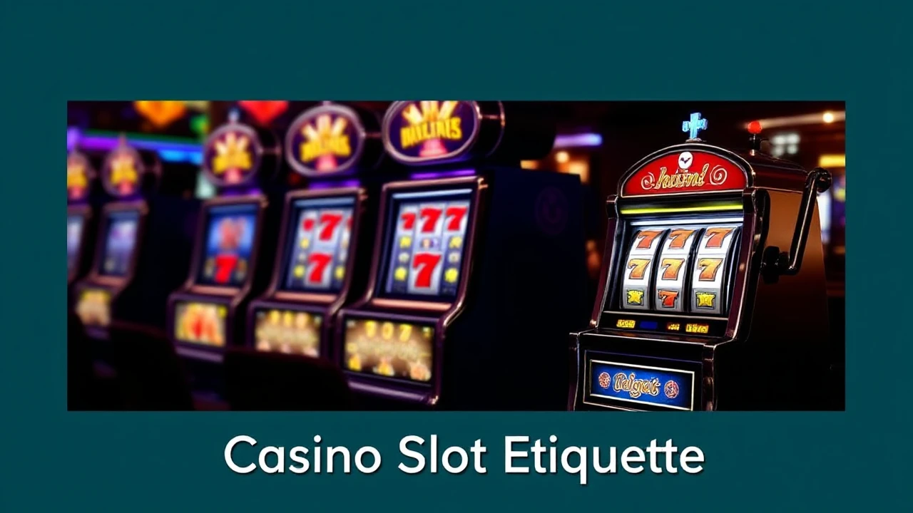 Mastering the Art of Casino Slot Etiquette