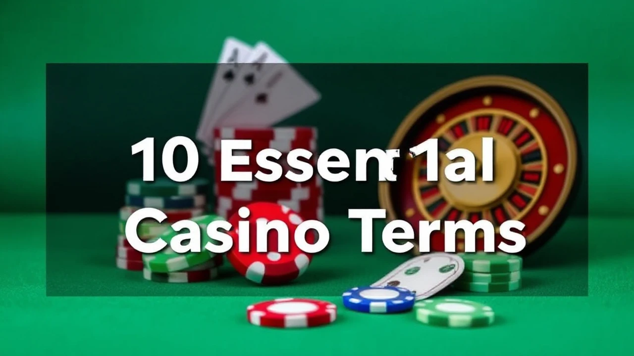 A Beginner's Guide to Learning 10 Essential Casino Terms