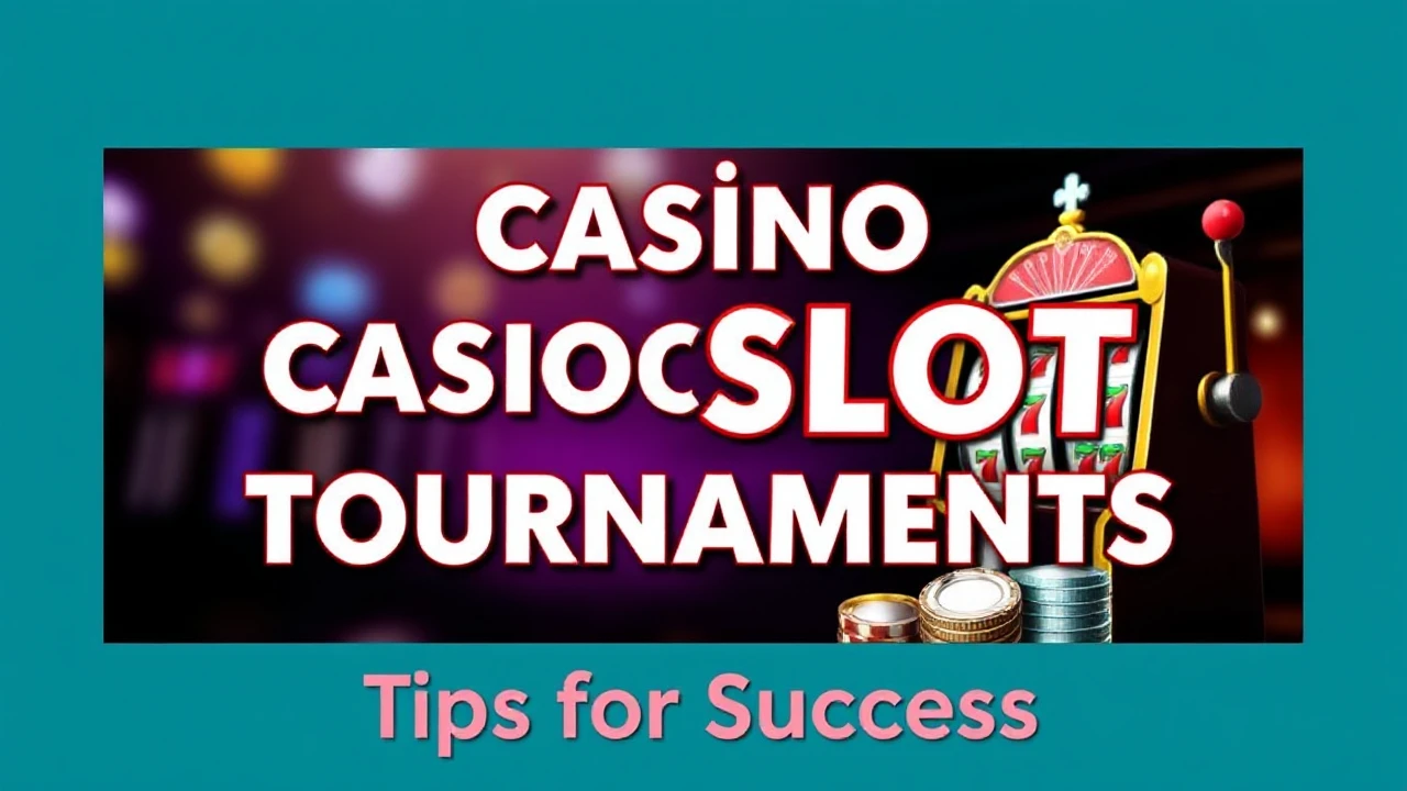 Casino Slot Tournaments: Tips for Success