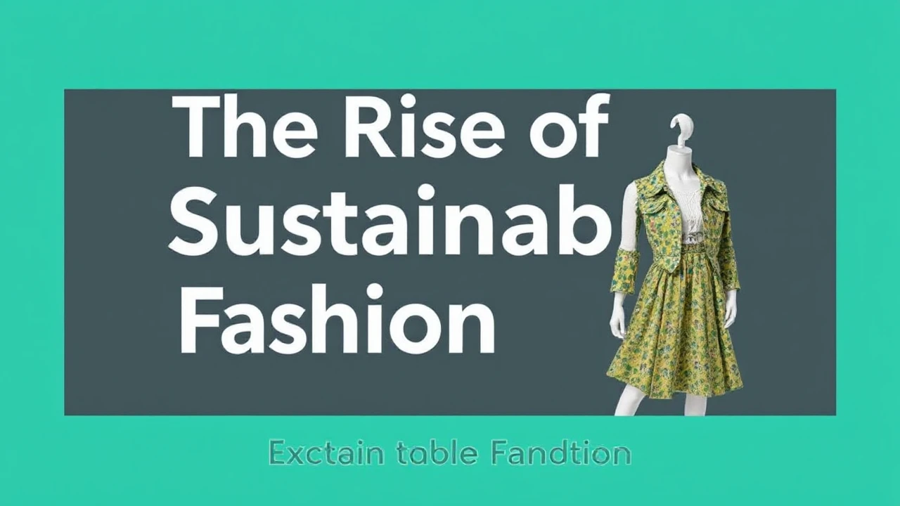 The Rise of Sustainable Fashion: An Extensive Handbook