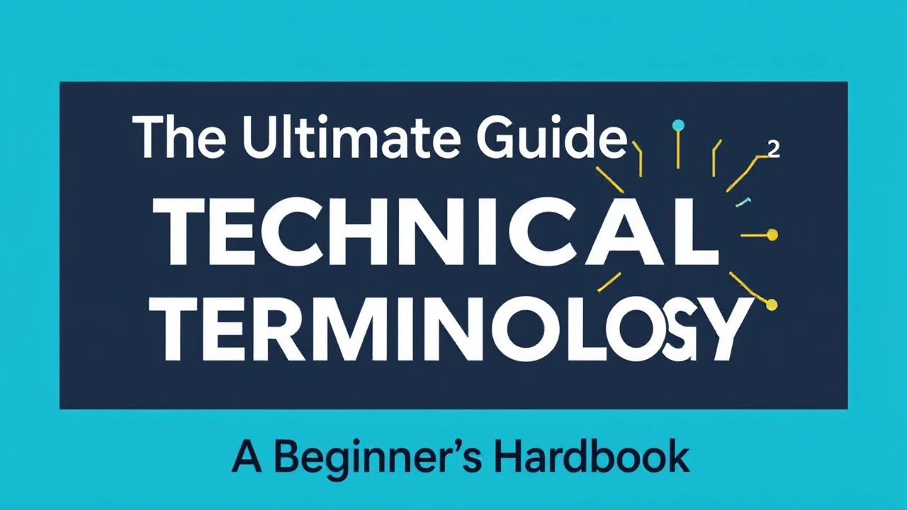 The Ultimate Guide Technical Terminology: A Beginner's Handbook