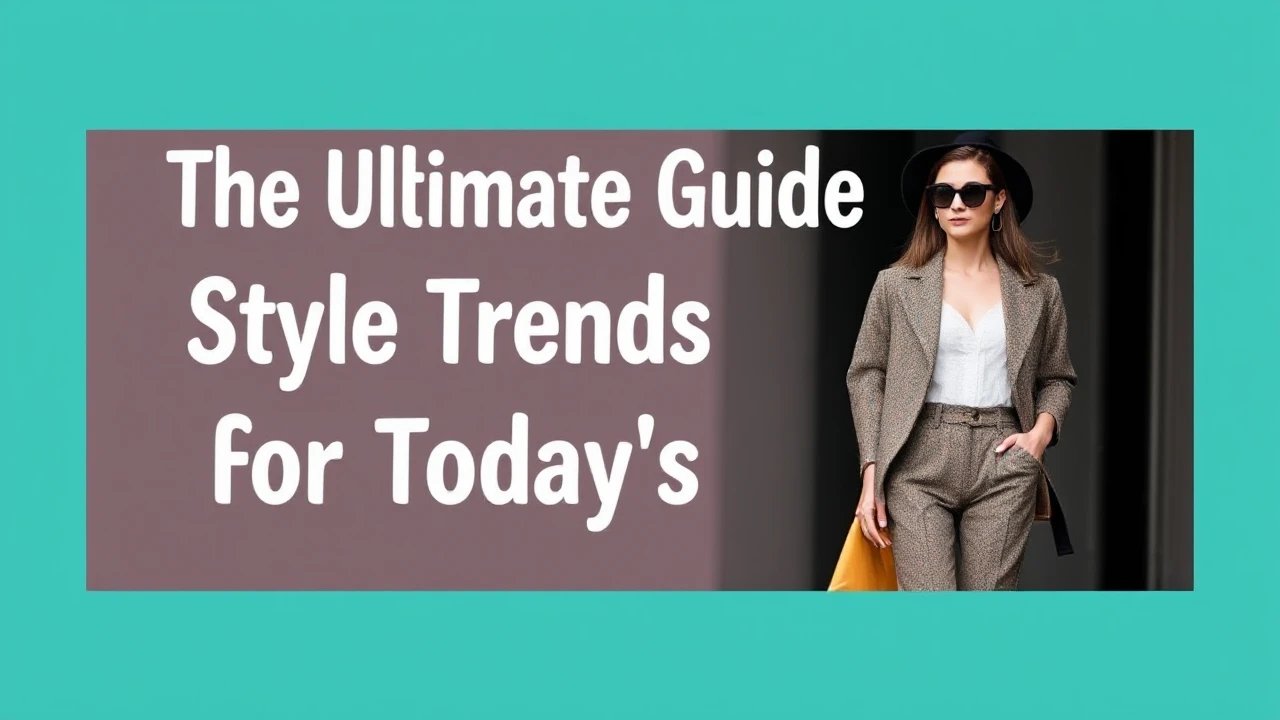 The Ultimate Guide to Style Trends for Today's Woman