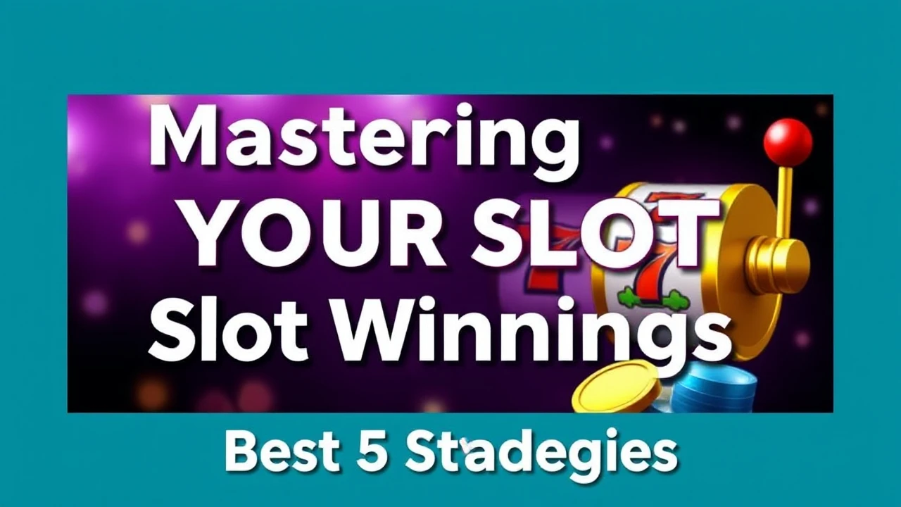 Mastering Your Slot Winnings: Best 5 Strategies