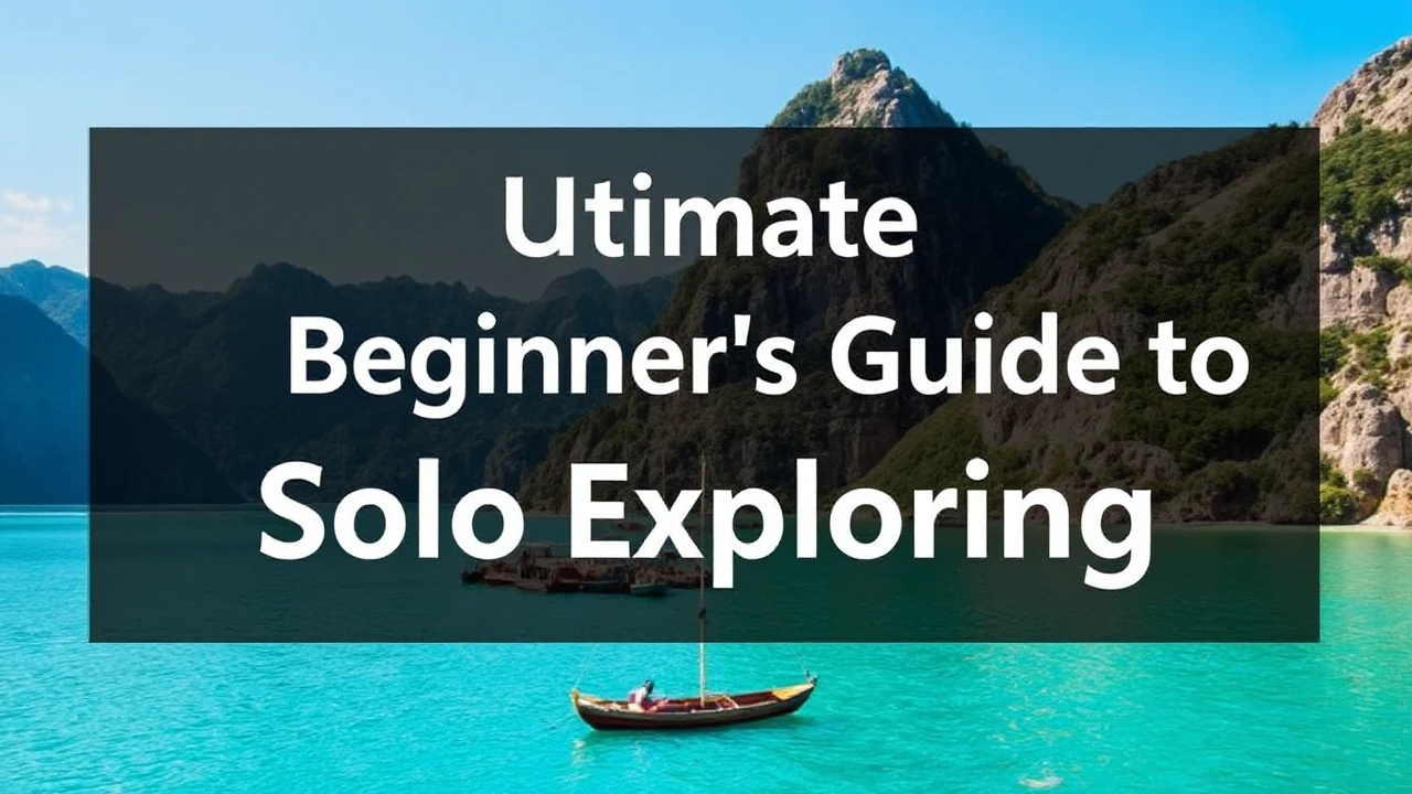 The Ultimate Beginner's Guide to Solo Exploring