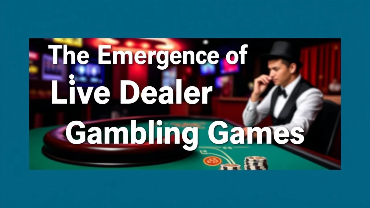 The Emergence of Live Dealer Gambling Games