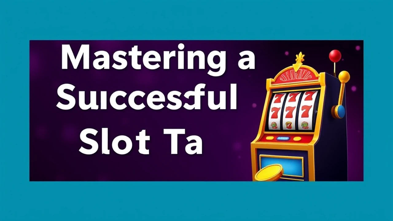 Mastering a Successful Slot Tactic