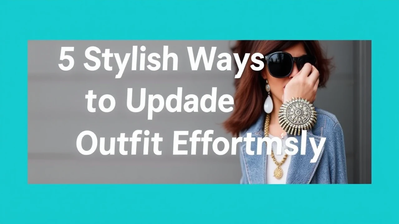 5 Stylish Ways to Upgrade Your Outfit Effortlessly
