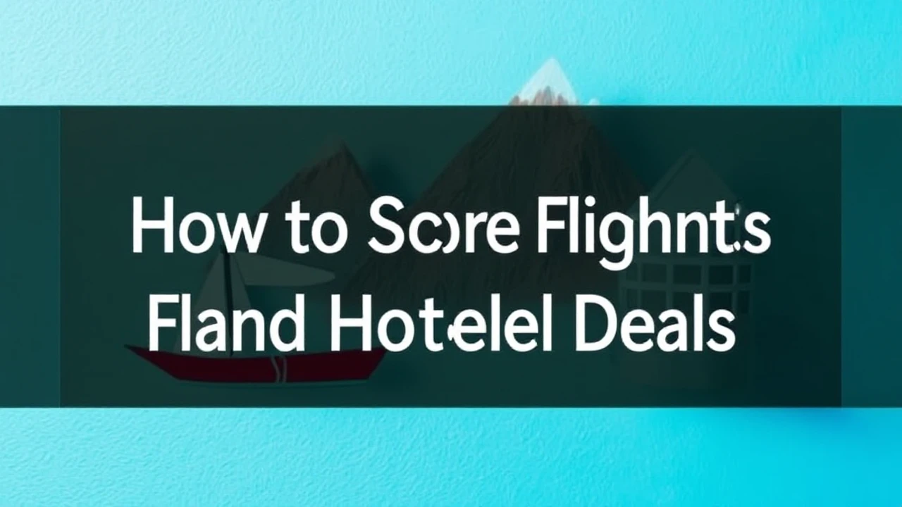 Travel Secrets: How to Score Cheap Flights and Hotel Deals